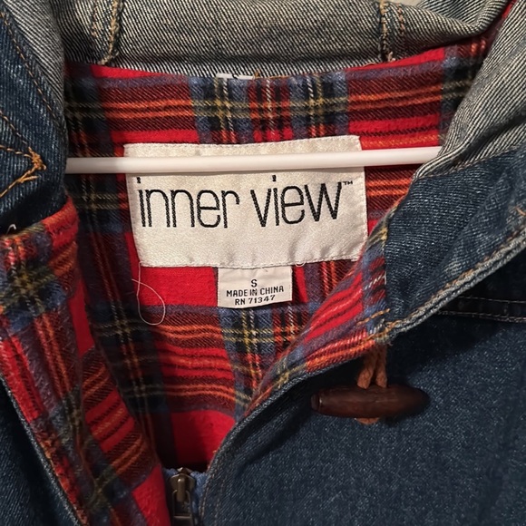 Vintage Chore Jacket Inner View Denim Jacket/ Trench Small - Picture 4 of 4